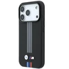 Dėklas BMW M Quadrille Kevlar Anthracite & Tricolor Print Lines MagSafe, skirtas iPhone 18 Pro Max