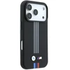 Dėklas BMW M Quadrille Kevlar Anthracite & Tricolor Print Lines MagSafe, skirtas iPhone 18 Pro Max