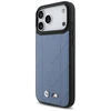 Dėklas BMW M Quilted Logo MagSafe skirtas Apple iPhone 17 Pro Max mėlynos spalvos