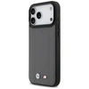 Dėklas BMW M Quilted Logo MagSafe skirtas Apple iPhone 17 Pro Max antracito spalvos
