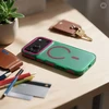 Dėklas Case for iPhone 17 Forcell F-Protect Vivid Premium compatible with MagSafe žalias