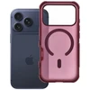 iPhone 18 Pro / 17 Pro dėklas „Forcell F-Protect BumperX Premium", suderinamas su MagSafe, tamsios vyšninės spalvos
