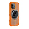 Dėklas, skirtas iPhone 18 Pro / 17 Pro, Forcell F-Protect BumperX Premium, suderinamas su MagSafe, oranžinės spalvos
