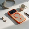 Dėklas Case for iPhone 18 Pro / 17 Pro Forcell F-Protect Vivid Premium compatible with MagSafe oranžinis