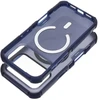 Dėklas Korpusas iPhone 18 Pro / 17 Pro „Forcell F-Protect BumperX Premium", suderinamas su MagSafe, tamsiai mėlynas