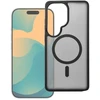 Dėklas na Samsung S24 / S25 Forcell F-Protect Smoke Hybrid Premium Lite zgodne su MagSafe juoda 0INT
