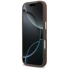 „Guess 4G Big 4G Classic Logo“ dėklas Apple iPhone 17 Pro, rudas / sidabrinis