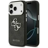 Dėklas GUESS case for IPHONE 17 Pro Max GUHCP17XP4G4SMCK (PU W/ Big 4G Classic Logo) sidabrinis juodas