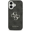 GUESS case for IPHONE 17 GUHCP17SP4G4SMCK (4G PU Odinis dėklas with Big 4G and Classic Logo and Sidabrinis Metal Camera Frame) juodas