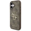 Dėklas Guess 4G Big Logo skirtas Apple iPhone 17 rudos spalvos