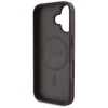 Guess 4G Circle Classic Logo MagSafe dėklas iPhone 16 - ruda