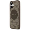 „Guess 4G Circle Classic Logo MagSafe“ – dėklas skirtas Apple iPhone 17, rudas