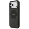 Dėklas Guess 4G Circle Classic Logo MagSafe skirtas Apple iPhone 17 Pro Max juodos spalvos