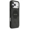 Dėklas Guess 4G Circle Classic Logo MagSafe skirtas Apple iPhone 17 Pro Max juodos spalvos