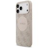 Dėklas Guess 4G Circle Classic Logo MagSafe skirtas Apple iPhone 17 Pro Max pink