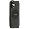„Guess 4G Circle Classic Logo MagSafe“ dėklas, skirtas iPhone 17 - juodas