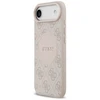 Dėklas Guess 4G Circle Classic Logo MagSafe skirtas Apple iPhone Air rožinės spalvos
