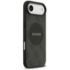 Dėklas GUESS 4G Circle Classic Logo MagSafe skirtas Apple iPhone 17 Air juodos spalvos