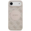 Dėklas Guess 4G Circle Classic Logo MagSafe skirtas Apple iPhone Air rožinės spalvos