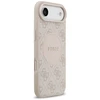 Dėklas Guess 4G Circle Classic Logo MagSafe skirtas Apple iPhone Air rožinės spalvos
