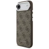 Dėklas Guess 4G Classic Logo MagSafe skirtas Apple iPhone Air rudos spalvos