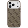 Dėklas Guess 4G Classic Logo MagSafe skirtas Apple iPhone 17 Pro Max rudos spalvos