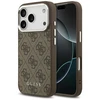 Dėklas Guess 4G Classic Logo MagSafe skirtas Apple iPhone 17 Pro Max rudos spalvos