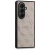 Guess PU Leather 4G Colored Ring Magnetic dėklas skirtas Samsung Galaxy Z Fold 7 rožinės spalvos