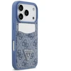 Dėklas Guess 4G Double Card Triange do iPhone 18 Pro / 17 Pro mėlyna