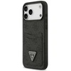Dėklas Guess 4G Double Card Triangle do iPhone 18 Pro Max / 17 Pro Max juoda