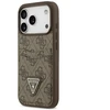 Dėklas Guess 4G Double Card Triangle do iPhone 18 Pro / 17 Pro ruda