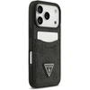 Dėklas Guess 4G Double Card Triangle, skirtas iPhone 18 Pro / 17 Pro, juodas