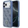 Dėklas Guess 4G Double Card Triange do iPhone 18 Pro Max / 17 Pro Max mėlyna