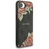 Guess 4G Flowers Print MagSafe dėklas iPhone 16e - juodas