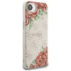 Guess 4G Flowers Print MagSafe iPhone 16e Dėklas - Rožinė