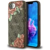 Guess 4G Flowers Print MagSafe dėklas iPhone 16e - ruda