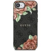 Guess 4G Flowers Print MagSafe dėklas iPhone 16e - juodas