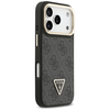Dėklas Guess 4G PU Triangle Logo &amp; Stir Camera Magsafe skirtas Apple iPhone 17 Pro juodos spalvos