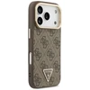 Dėklas Guess 4G PU Triangle Logo & Stand Camera Magsafe do iPhone 18 Pro / 17 Pro ruda