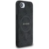 GUESS dėklas skirtas Apple iPhone 16e (SE 4 2025) suderinamas su MagSafe GUHMPSE4G4GFRK (PU 4G Ring Classic Logo) juodos spalvos