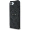 GUESS dėklas skirtas Apple iPhone 16e (SE 4 2025) suderinamas su MagSafe GUHMPSE4G4GFRK (PU 4G Ring Classic Logo) juodos spalvos