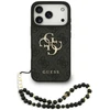 Dėklas Guess 4G Strap 4G Classic Logo Case for iPhone 18 Pro / 17 Pro - Juodas