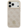 Original dėklas GUESS 4G Strass Logo & Big Strap Metal Mygtukai MagSafe skirtas Apple iPhone 17 Pro Max pink