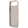 Original dėklas GUESS 4G Strass Logo & Big Strap Metal Mygtukai MagSafe skirtas Apple iPhone 17 Air pink