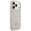Original dėklas GUESS 4G Strass Logo & Big Strap Metal Mygtukai MagSafe skirtas Apple iPhone 17 Pro pink