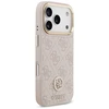 GUESS dėklas, skirtas IPHONE 17 Pro, suderinamas su MagSafe GUHMP17LP4GRMDEP (PU su 4G Strass logotipu), rožinis