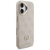 GUESS dėklas, skirtas IPHONE 17, suderinamas su MagSafe GUHMP17SP4GRMDEP (PU su 4G Strass logotipu), rožinis