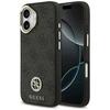 GUESS dėklas, skirtas IPHONE 17, suderinamas su MagSafe GUHMP17SP4GRMDEK (PU W/ 4G Strass Logo) juodas