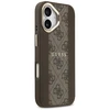 GUESS dėklas, skirtas IPHONE 17, suderinamas su MagSafe GUHMP17SPG4SEMCW (PU su 4G juostele), ruda