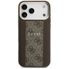 GUESS dėklas, skirtas IPHONE 17 Pro Max, suderinamas su MagSafe GUHMP17XPG4SEMCW (PU su 4G juostele), rudas